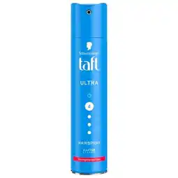 Trekpleister Taft Ultra Level 4 Haarspray aanbieding