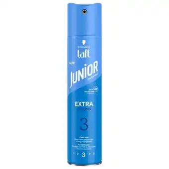 Trekpleister Taft Junior Extra Strong 3 Haarspray aanbieding