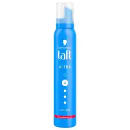 Trekpleister Taft Ultra Level 4 Haarmousse aanbieding