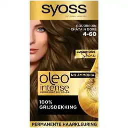 Trekpleister Syoss Oleo Intense 4-60 Goudbruin Haarkleuring aanbieding
