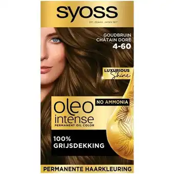 Trekpleister Syoss Oleo Intense 4-60 Goudbruin Haarkleuring aanbieding