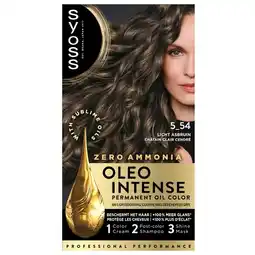 Trekpleister Syoss Oleo Intense 5-54 Licht Asbruin Haarkleuring aanbieding