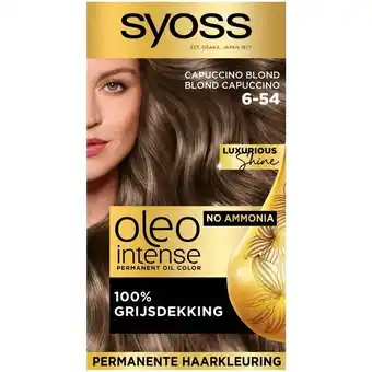 Trekpleister Syoss Oleo Intense 6-54 Capuccino Blond Haarkleuring aanbieding