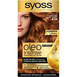 Trekpleister Syoss Oleo Intense 6-78 Koperblond Haarkleuring aanbieding