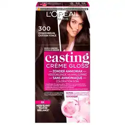 Trekpleister L'Oréal Paris Casting Crème Gloss 300 Donkerbruin Semi-Permanente Haarkleuring aanbieding