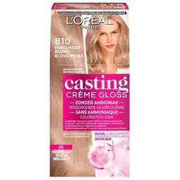 Trekpleister L'Oréal Paris Casting Crème Gloss 810 Parelmoer Blond Semi-Permanente Haarkleuring aanbieding