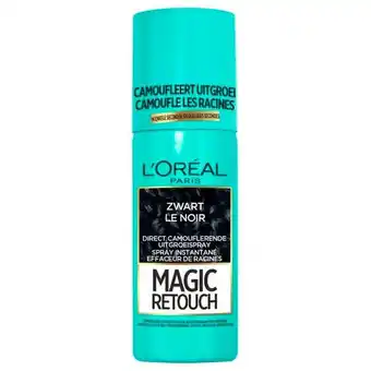 Trekpleister L'Oréal Paris Magic Retouch Zwart Camouflerende Uitgroeispray aanbieding