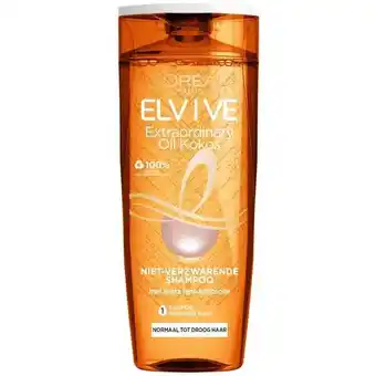 Trekpleister L'Oréal Paris Elvive Extraordinary Oil Kokos Shampoo aanbieding