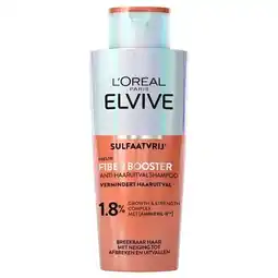 Trekpleister L'Oréal Paris Elvive Fiber Booster Anti-Haaruitval Shampoo aanbieding