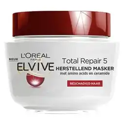 Trekpleister L Oréal Paris Elvive Total Repair 5 Haarmasker aanbieding
