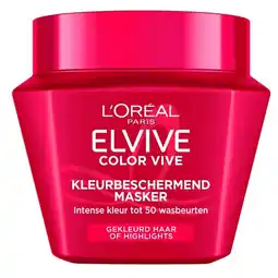 Trekpleister L'Oréal Paris Elvive Color-Vive Haarmasker aanbieding