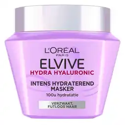 Trekpleister L'Oréal Paris Elvive Hyaluronic Hydratatie Masker aanbieding