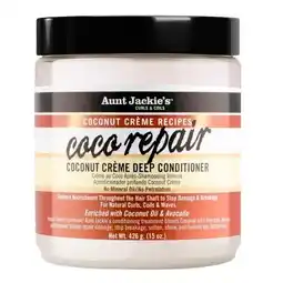 Trekpleister Aunt Jackie's Curls & Coils Coco Repair Coconut Crème Deep Conditioner aanbieding