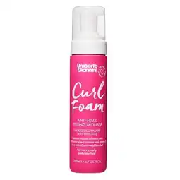 Trekpleister Umberto Giannini Mousse Curl Foam Anti-Frizz aanbieding