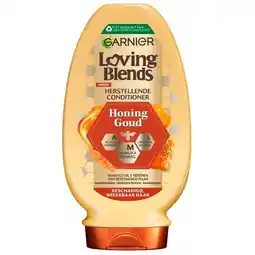 Trekpleister Garnier Loving Blends Honing Goud Herstellende Conditioner aanbieding