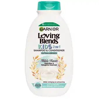 Trekpleister Garnier Loving Blends Kids Milde Haver 2-in-1 Shampoo & Conditioner aanbieding