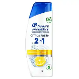 Trekpleister Head & Shoulders Citrus Fresh 2-in-1 Antiroosshampoo aanbieding