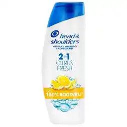 Trekpleister Head & Shoulders Citrus Fresh 2-in-1 Antiroosshampoo aanbieding