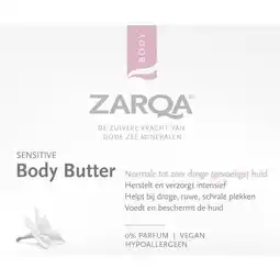 Trekpleister Zarqa Sensitive Bodybutter aanbieding