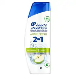 Trekpleister Head & Shoulders Apple Fresh 2-in-1 Antiroosshampoo aanbieding