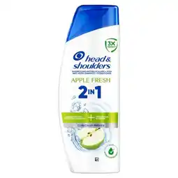 Trekpleister Head & Shoulders Apple Fresh 2-in-1 Antiroosshampoo aanbieding