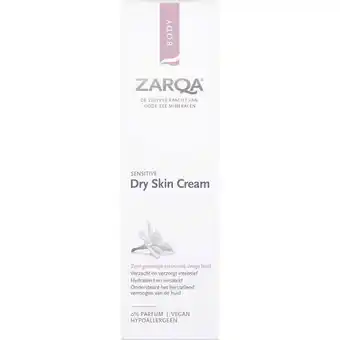 Trekpleister Zarqa Sensitive Dry Skin Cream aanbieding