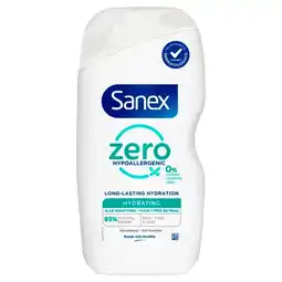 Trekpleister Sanex Zero% Hydrating Douchegel aanbieding