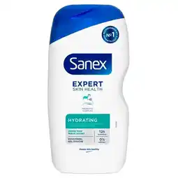 Trekpleister Sanex Expert Skin Health Hydrating Douchegel aanbieding