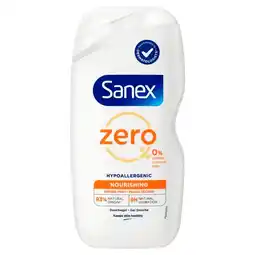 Trekpleister Sanex Zero% Nourishing Douchegel aanbieding