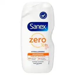 Trekpleister Sanex Zero% Nourishing Douchegel aanbieding