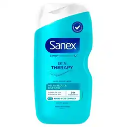 Trekpleister Sanex Expert Skin Health+ Skin Therapy Vette Huid Douchegel aanbieding