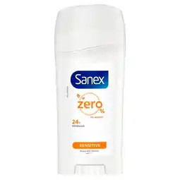 Trekpleister Sanex Zero% Sensitive Deodorant Stick aanbieding