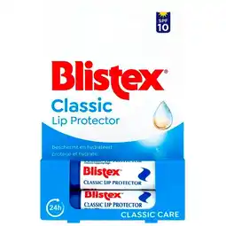 Trekpleister Blistex Duo Classic Lip Protector Lippenbalsem aanbieding