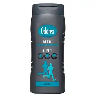 Trekpleister Odorex Men Clean Protection 3-in-1 Showergel aanbieding