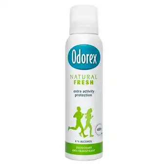 Trekpleister Odorex Natural Fresh Deodorant Spray aanbieding