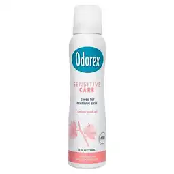 Trekpleister Odorex Sensitive Care Deodorant Spray aanbieding