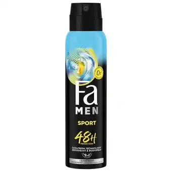 Trekpleister Fa Men Sport Deodorant & Bodyspray aanbieding