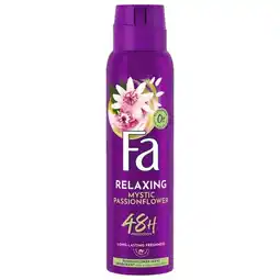 Trekpleister Fa Relaxing Mystic Passion Flower Deodorant Spray aanbieding
