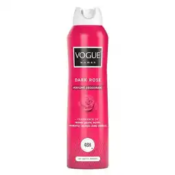 Trekpleister Vogue Dark Rose Parfum Deodorant Spray aanbieding