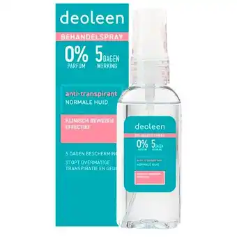 Trekpleister Deoleen Antitranspirant Behandelspray aanbieding