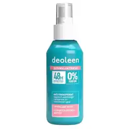 Trekpleister Deoleen Sensitive Antitranspirant met Pomp aanbieding