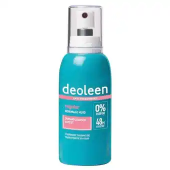 Trekpleister Deoleen Regular Antitranspirant Pompspray aanbieding