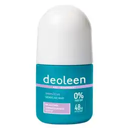 Trekpleister Deoleen Sensitive Antitranspirant Roller aanbieding