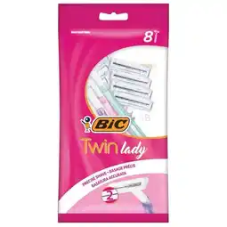 Trekpleister Bic Twin Lady Pouch Wegwerpscheermesjes aanbieding