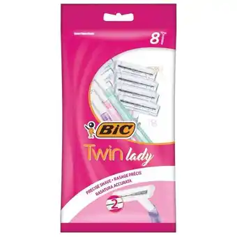 Trekpleister Bic Twin Lady Pouch Wegwerpscheermesjes aanbieding