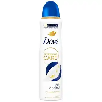 Trekpleister Dove Advanced Care Antitranspirant Original Deodorant Spray aanbieding