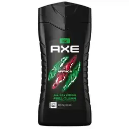 Trekpleister Axe Africa 3-In-1 Douchegel en Shampoo aanbieding