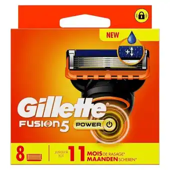 Trekpleister Gillette Fusion5 Power Scheermesjes aanbieding