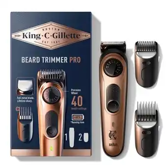 Trekpleister King C. Gillette Pro Baardtrimmer aanbieding