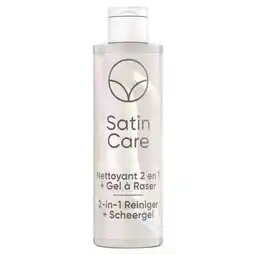 Trekpleister Satin Care Huid & Schaamhaar 2-In-1 Reiniger en Scheergel aanbieding
